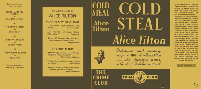 Item #15686 Cold Steal. Alice Tilton