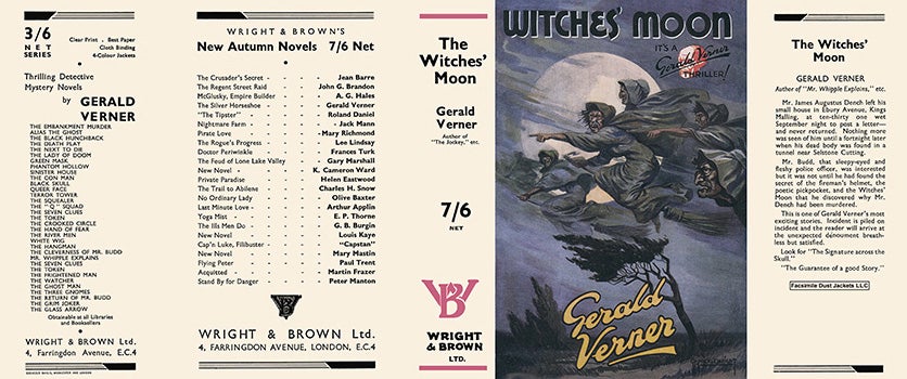 Item #15850 Witches' Moon, The. Gerald Verner