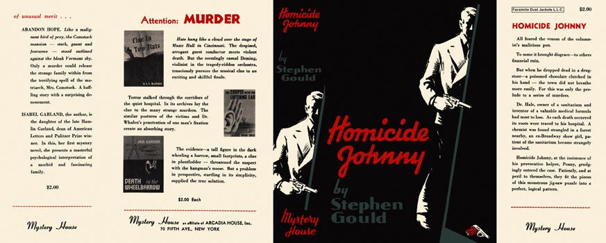 Item #1588 Homicide Johnny. Stephen Gould.