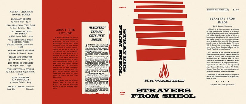 Item #15883 Strayers from Sheol. H. R. Wakefield