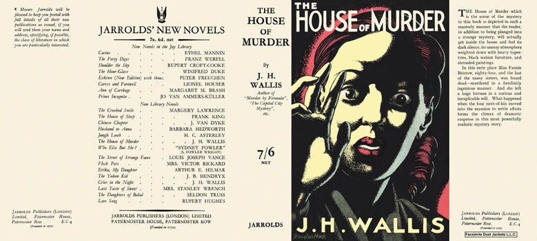 Item #15934 House of Murder, The. J. H. Wallis