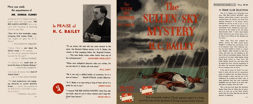 Item #160 Sullen Sky Mystery, The. H. C. Bailey