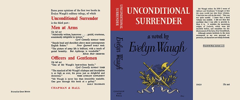 Item #16000 Unconditional Surrender. Evelyn Waugh.