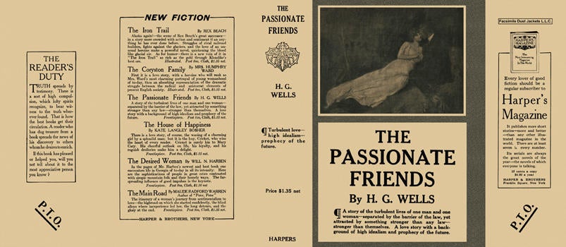 Item #16034 Passionate Friends, The. H. G. Wells