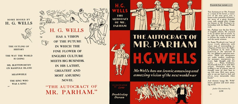Item #16040 Autocracy of Mr. Parham, The. H. G. Wells