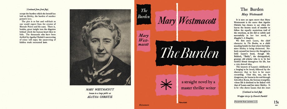 Item #16083 Burden, The. Mary Westmacott