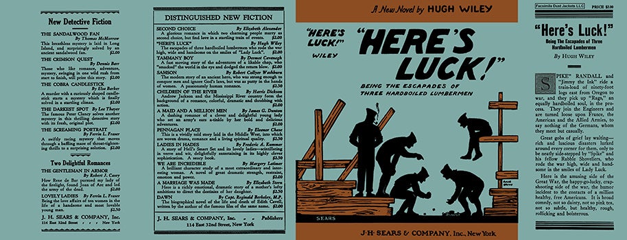 Item #16155 "Here's Luck!" Hugh Wiley.