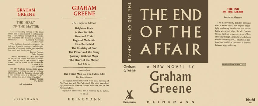 Item #1616 End of the Affair, The. Graham Greene.