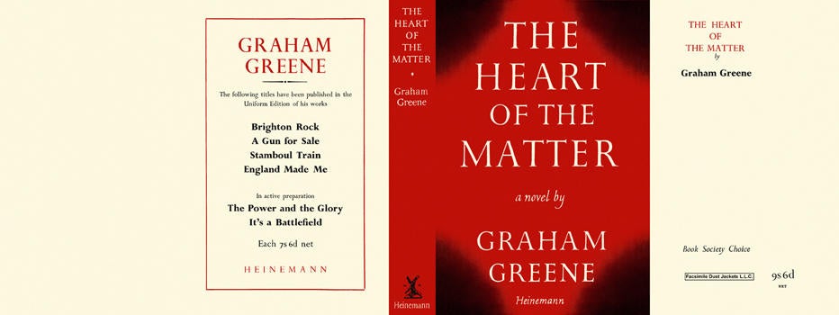 Item #1618 Heart of the Matter, The. Graham Greene