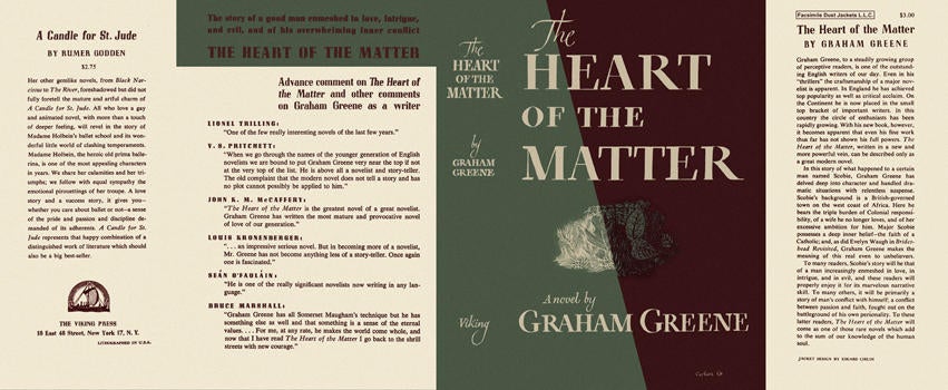 Item #1619 Heart of the Matter, The. Graham Greene