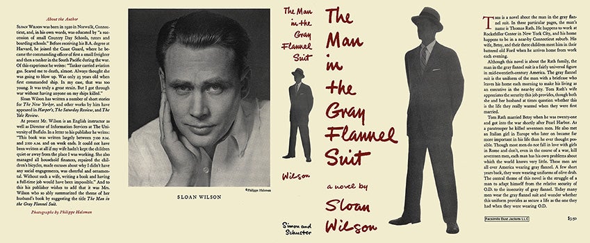 Item #16229 Man in the Gray Flannel Suit, The. Sloan Wilson.