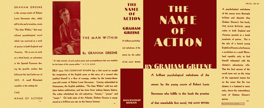 Item #1624 Name of Action, The. Graham Greene