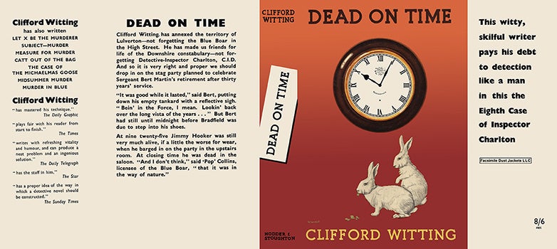 Item #16242 Dead on Time. Clifford Witting