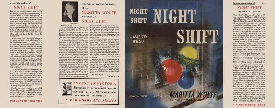 Item #16266 Night Shift. Maritta M. Wolff.
