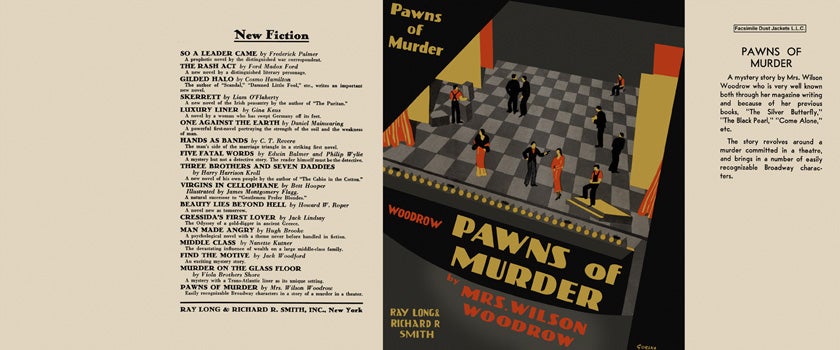 Item #16270 Pawns of Murder. Mrs. Wilson Woodrow