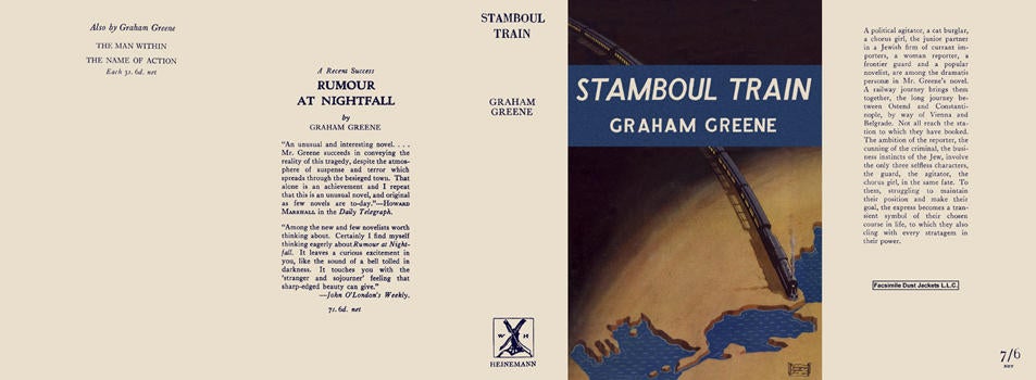 Item #1630 Stamboul Train. Graham Greene