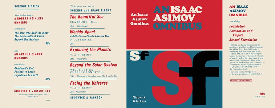 Item #16367 Isaac Asimov Omnibus, An. Isaac Asimov
