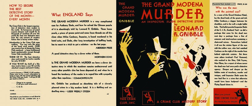 Item #1640 Grand Modena Murder, The. Leonard R. Gribble.