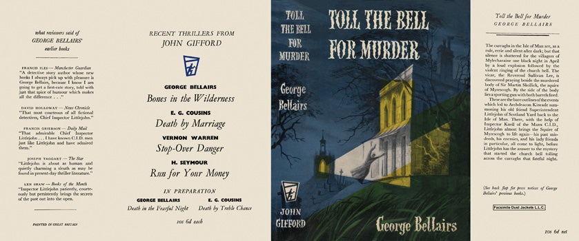 Item #16404 Toll the Bell for Murder. George Bellairs.