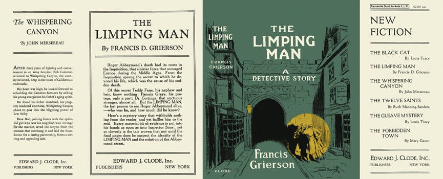 Item #1643 Limping Man, The. Francis D. Grierson