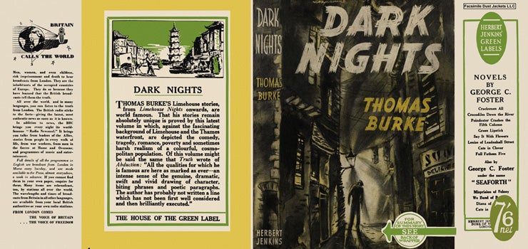 Item #16470 Dark Nights. Thomas Burke