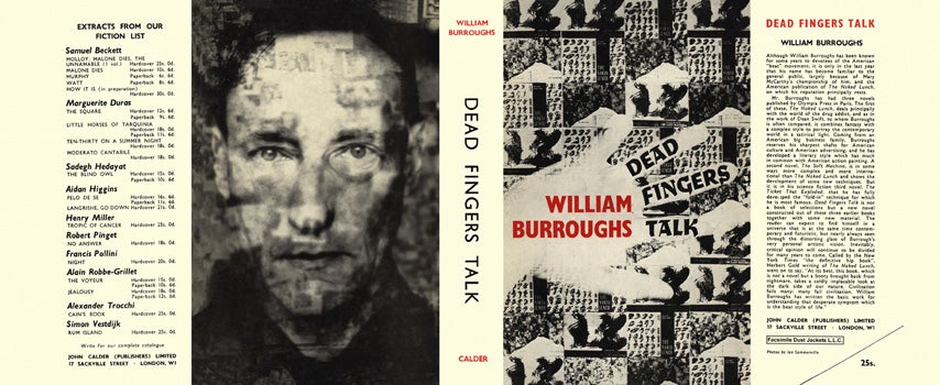 Item #16478 Dead Fingers Talk. William S. Burroughs.