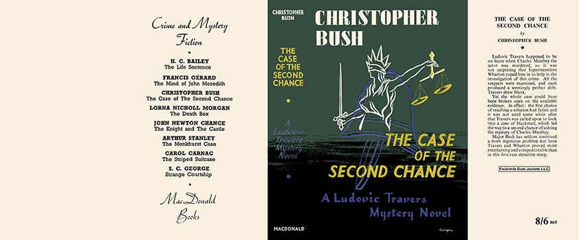 Item #16485 Case of the Second Chance, The. Christopher Bush
