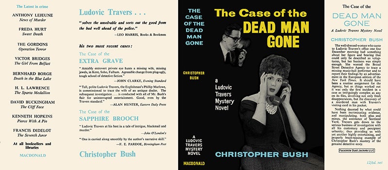Item #16496 Case of the Dead Man Gone, The. Christopher Bush