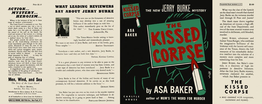 Item #165 Kissed Corpse, The. Asa Baker
