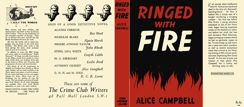 Item #16522 Ringed with Fire. Alice Campbell.