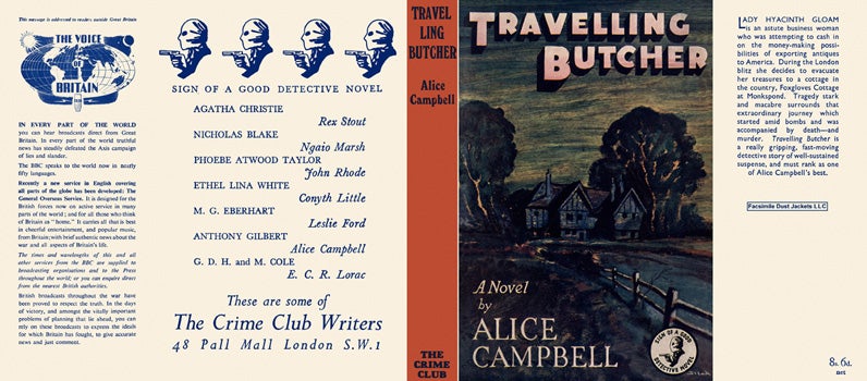 Item #16523 Travelling Butcher. Alice Campbell.