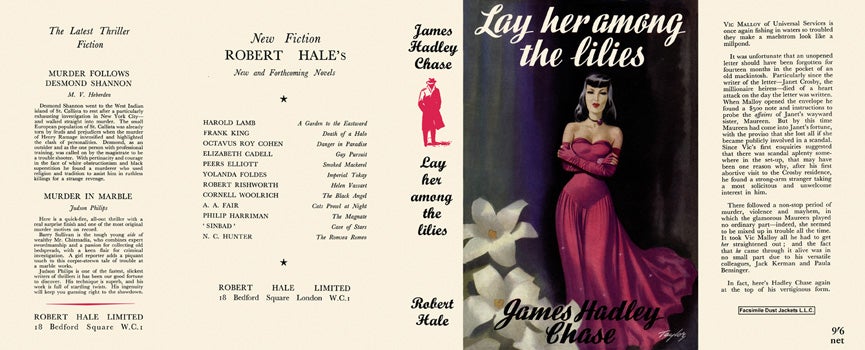 Item #16566 Lay Her Among the Lilies. James Hadley Chase.