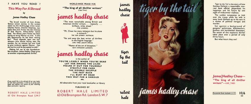 Item #16572 Tiger by the Tail. James Hadley Chase.