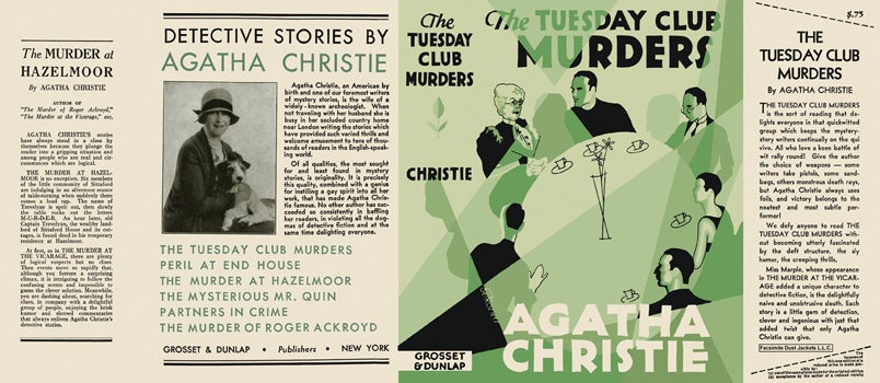 Item #16591 Tuesday Club Murders, The. Agatha Christie.