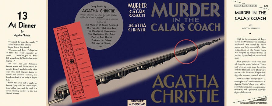 Item #16592 Murder in the Calais Coach. Agatha Christie
