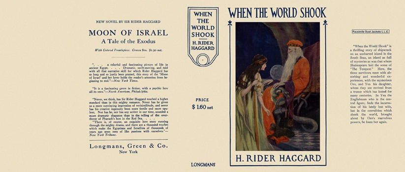 Item #1660 When the World Shook. H. Rider Haggard.