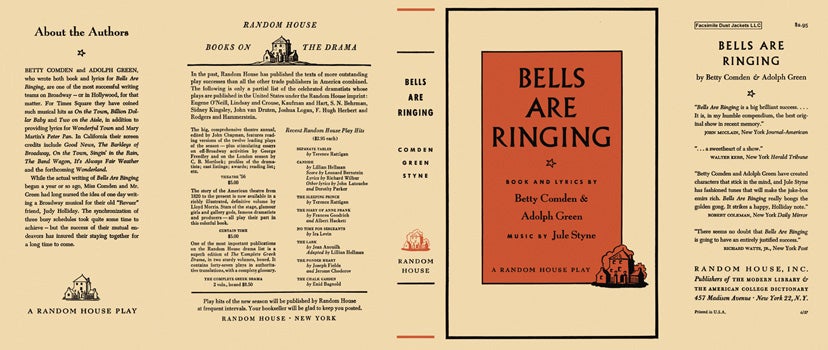 Item #16618 Bells Are Ringing. Betty Comden, Adolph Green