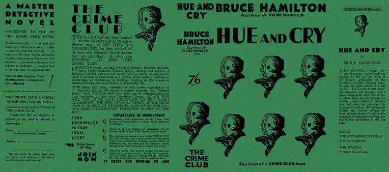 Item #1672 Hue and Cry. Bruce Hamilton
