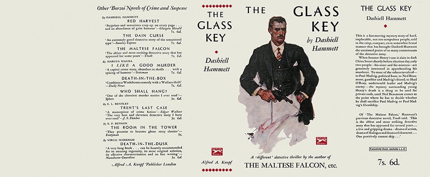 Item #1679 Glass Key, The. Dashiell Hammett.