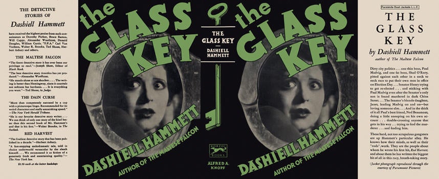 Item #1681 Glass Key, The. Dashiell Hammett