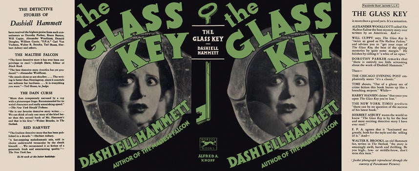 Item #1682 Glass Key, The. Dashiell Hammett.