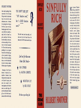 Sinfully Rich. Hulbert Footner.