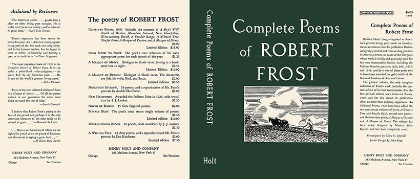 Item #16845 Complete Poems of Robert Frost. Robert Frost