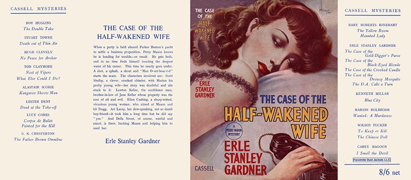 Item #16865 Case of the Half-Wakened Wife, The. Erle Stanley Gardner
