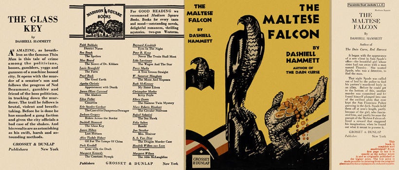 Item #1687 Maltese Falcon, The. Dashiell Hammett