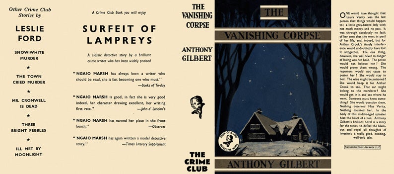 Item #16886 Vanishing Corpse, The. Anthony Gilbert