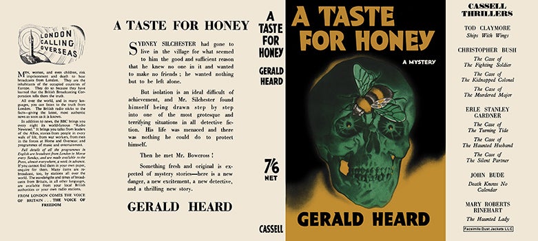 Item #16964 Taste for Honey, A. H. F. Heard.