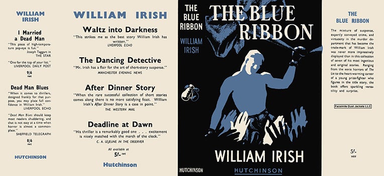 Item #17041 Blue Ribbon. The. William Irish.