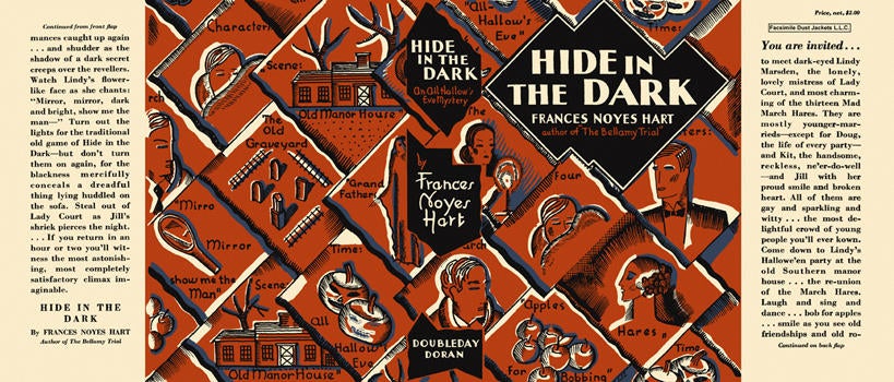 Item #1705 Hide in the Dark. Frances Noyes Hart