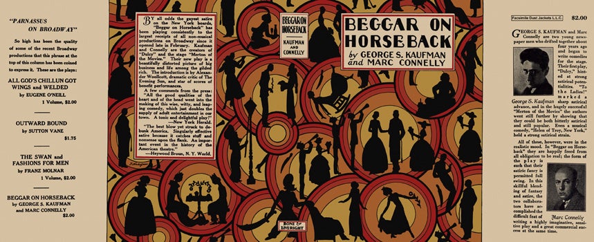 Item #17062 Beggar on Horseback. George S. Kaufman, Marc Connelly